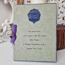 Load image into Gallery viewer, True Vintage c 1950s Christmas Greeting Card Every Good Wishes Used Condition