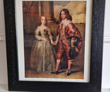 Load image into Gallery viewer, Prince William II Of Orange & Mary Stuart Painting By Anthony Van Print In Frame