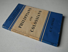 Load image into Gallery viewer, Philippians and Colossians by F.C. Synge Torch Bible Commentaries 1958 Reprint