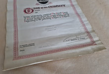 Load image into Gallery viewer, Vintage 1950's Diploma Certificate Ephemera  The School Of Accountancy
