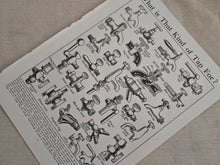 Load image into Gallery viewer, Antique Engineering Bookplate Print , Tap Illustrations, Original Page