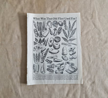 Load image into Gallery viewer, Old Flint Image Illustrations Vintage Drawing Image Book Plate, What Was That Flint Used For? Old An