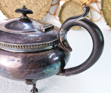 Load image into Gallery viewer, Vintage EPNS Hard Soldered Teapot with Black Hard Plastic Handle