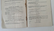 Load image into Gallery viewer, 1941 Definitions & Formulae for Students Telegraphy & Telephony Pitman Book