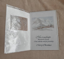 Load image into Gallery viewer, Vintage Christmas Greeting Card Especially for Dad New & Sealedd – Winter Sce