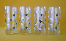 Load image into Gallery viewer, Vintage Set of 4  Rayware Drink Glass Tumblers, Balloon Design, Kitchen / Barware, Kitchenalia, Yell