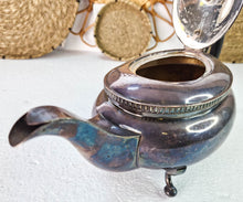 Load image into Gallery viewer, Vintage EPNS Hard Soldered Teapot with Black Hard Plastic Handle