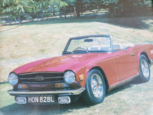 Load image into Gallery viewer, Vintage Car Photo In Frame, 1973 Triumph TR6, Photo By Neil Bruce, Noble Art