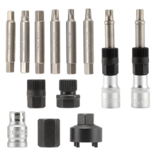 Load image into Gallery viewer, 13pcs Alternator Freewheel Pulley Removal Socket Bit Set Tool Kit Car Repair Garage