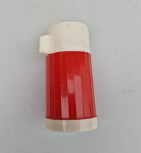 Load image into Gallery viewer, Vintage 1970s Red Colour Vacuum Flask Made By Aladdin 250ml 8fl oz Collectable Made In England