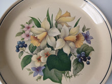 Load image into Gallery viewer, Hornsea Ebony Floral Serving Platter Tray 26cm Vintage Pottery England