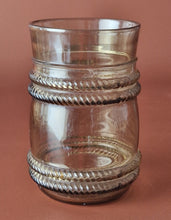 Load image into Gallery viewer, Set of 5 Fidenza Drinking Glasses Light Smoke Color 10 oz Made In Italy