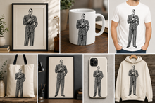Load image into Gallery viewer, 50 Vintage 1930s Men Fashion Clipart PNG Bundle, Retro Gentleman Illustrations
