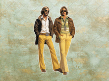 Load image into Gallery viewer, 1970s Retro Men Women & Kids Fashion Images DIY Stickers, Retro Junk Journal, Retro Ephemera, Fussy Cuts,Instant Digital Download, 65 images