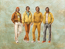 Load image into Gallery viewer, 1970s Retro Men Women & Kids Fashion Images DIY Stickers, Retro Junk Journal, Retro Ephemera, Fussy Cuts,Instant Digital Download, 65 images