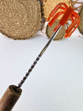 Load image into Gallery viewer, Vintage Kitchen Utensil, Red Handle Potato Masher Retro Kitchenalia