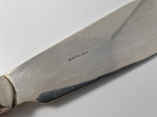 Load image into Gallery viewer, Copy of Large Vintage EPNS Silver Plated Fish Serving  Knife, Cream Plastic Handle