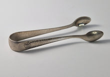 Load image into Gallery viewer, EPNS A1 Silver Plated Sugar Cube / Ice Grabber Tongs, Spoon Tongs, Vintage Silverware, 8cm Tongs, Sugar Tongs, Sugar Nips