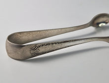 Load image into Gallery viewer, EPNS A1 Silver Plated Sugar Cube / Ice Grabber Tongs, Spoon Tongs, Vintage Silverware, 8cm Tongs, Sugar Tongs, Sugar Nips