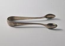 Load image into Gallery viewer, EPNS A1 Silver Plated Sugar Cube / Ice Grabber Tongs, Spoon Tongs, Vintage Silverware, 8cm Tongs, Sugar Tongs, Sugar Nips