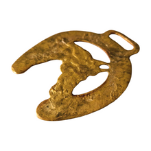 Load image into Gallery viewer, Cast brass Genuine Antique HORSE BRASS Horses Head Design Made in England