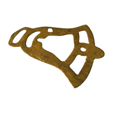 Load image into Gallery viewer, DOUBLE BELL LIBERTY DINNER HORSE BRASS EQUESTRIAN MEDALLION FOB PARADE BRIDLE