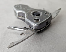 Load image into Gallery viewer, 5 in 1 Keychain Pocket Multi-Tool Stainless Steel with LED Flashlight