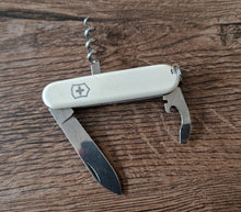 Load image into Gallery viewer, Vintage Swiss Army Victorinox Rostfrei Pocket Multi tool USED , 4 in 1 tool , While Colour