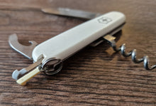 Load image into Gallery viewer, Vintage Swiss Army Victorinox Rostfrei Pocket Multi tool USED , 4 in 1 tool , While Colour