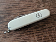 Load image into Gallery viewer, Vintage Swiss Army Victorinox Rostfrei Pocket Multi tool USED , 4 in 1 tool , While Colour