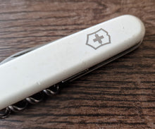 Load image into Gallery viewer, Vintage Swiss Army Victorinox Rostfrei Pocket Multi tool USED , 4 in 1 tool , While Colour