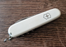 Load image into Gallery viewer, Vintage Swiss Army Victorinox Rostfrei Pocket Multi tool USED , 4 in 1 tool , While Colour