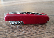 Load image into Gallery viewer, Vintage Pocket Multi-Tool , 13 tools in 1 , Red