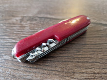 Load image into Gallery viewer, Vintage Pocket Multi-Tool , 13 tools in 1 , Red