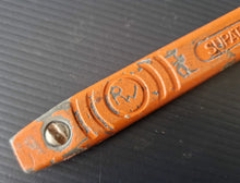 Load image into Gallery viewer, Vintage Swann-Morton Supatool Craft Knife Handle Orange Enamelled Metal Handle, No Blade