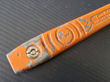 Load image into Gallery viewer, Vintage Swann-Morton Supatool Craft Knife Handle Orange Enamelled Metal Handle, No Blade