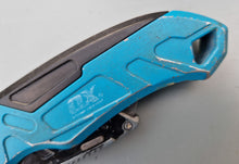 Load image into Gallery viewer, OX Pro Heavy Duty Fixed Blade Folding Utility DIY Knife Blue Black Colour