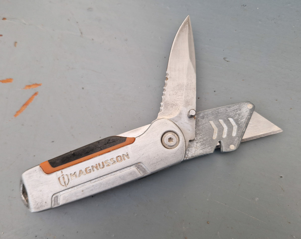 Magnusson Foldable Utility Knife Multi Tool Vintage Planet UK
