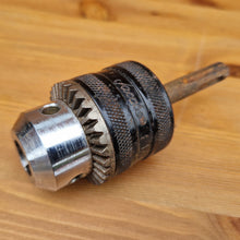 Load image into Gallery viewer, Vintage JACOBS Keyed Drill Chuck 1.0-10mm Cap: 1/2"x20 S2 13mm CAP
