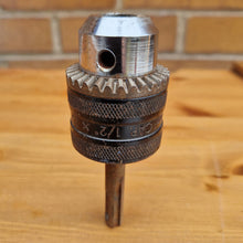Load image into Gallery viewer, Vintage JACOBS Keyed Drill Chuck 1.0-10mm Cap: 1/2"x20 S2 13mm CAP