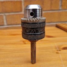 Load image into Gallery viewer, Vintage JACOBS Keyed Drill Chuck 1.0-10mm Cap: 1/2"x20 S2 13mm CAP