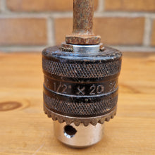 Load image into Gallery viewer, Vintage JACOBS Keyed Drill Chuck 1.0-10mm Cap: 1/2"x20 S2 13mm CAP