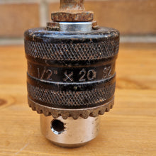 Load image into Gallery viewer, Vintage JACOBS Keyed Drill Chuck 1.0-10mm Cap: 1/2"x20 S2 13mm CAP