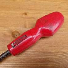 Load image into Gallery viewer, A Lovely Vintage Stanley Red Series Screwdriver Red Plastic Handle 25cm long