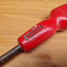 Load image into Gallery viewer, A Lovely Vintage Stanley Red Series Screwdriver Red Plastic Handle 25cm long