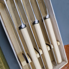 Load image into Gallery viewer, Dessert Knives - Boxed Set of 6 - CWS Unity Brand-Sheffield Stainless-Vintage