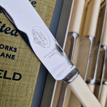 Load image into Gallery viewer, Dessert Knives - Boxed Set of 6 - CWS Unity Brand-Sheffield Stainless-Vintage