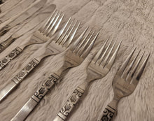 Load image into Gallery viewer, Northland Artistic Stainless Flatware Lot Oneida Knives and Forks Set 10 Pieces