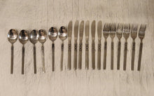 Load image into Gallery viewer, Northland Artistic Stainless Flatware Lot Oneida Spoons, Knives and Forks Set 18 Pieces
