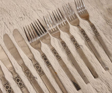 Load image into Gallery viewer, Northland Artistic Stainless Flatware Lot Oneida Spoons, Knives and Forks Set 18 Pieces